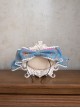 Antique Key Series Sweet Lolita Retro British Style Print Bowknot Headband