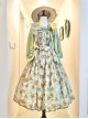 Garden Sunflower Series Classic Lolita Pastoral Comfortable Long Printed Camisole Dress
