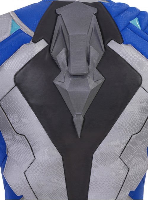 Game Marvel Rivals Halloween Cosplay Mister Fantastic Bodysuit Costume Set Without Shoes