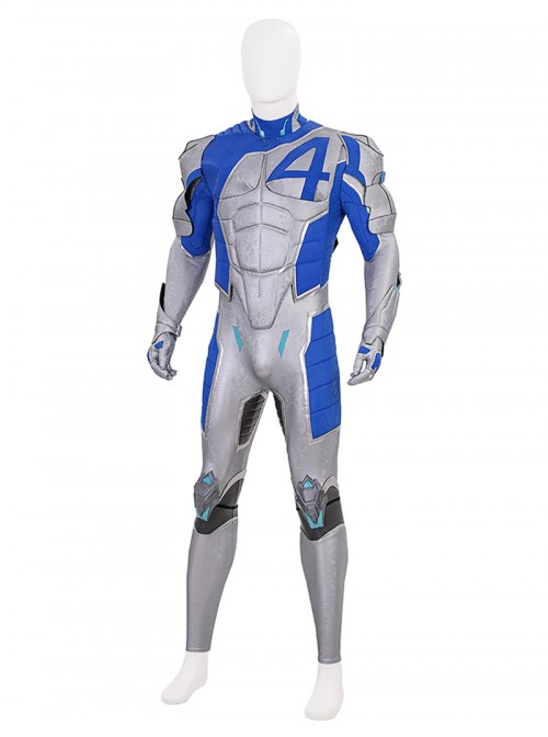 Game Marvel Rivals Halloween Cosplay Mister Fantastic Bodysuit Costume Set Without Shoes