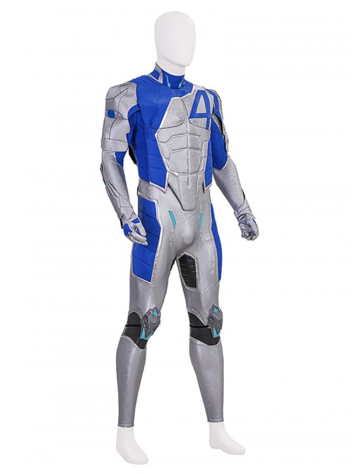 Game Marvel Rivals Halloween Cosplay Mister Fantastic Bodysuit Costume Set Without Shoes