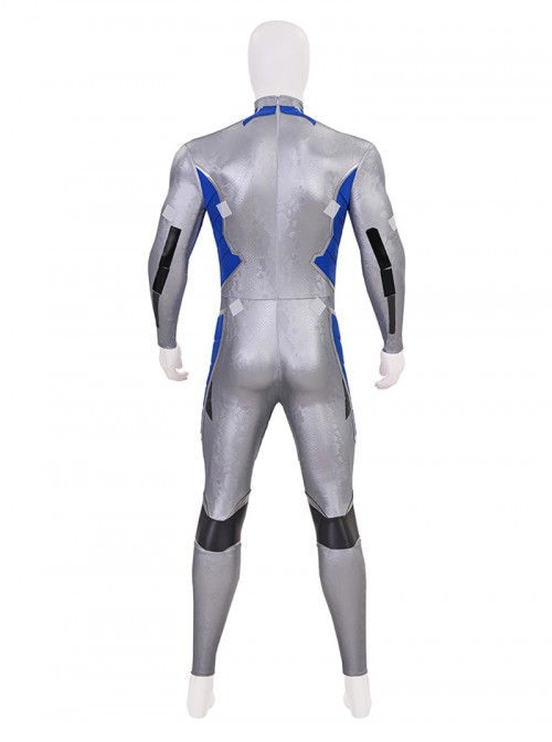 Game Marvel Rivals Halloween Cosplay Mister Fantastic Bodysuit Costume Set Without Shoes