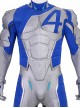 Game Marvel Rivals Halloween Cosplay Mister Fantastic Bodysuit Costume Set Without Shoes