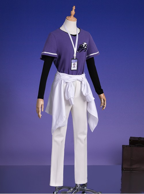 Game Identity V Halloween Cosplay Esports BLK Team Skin Embalmer Aesop Carl Costume Set