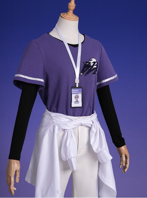 Game Identity V Halloween Cosplay Esports BLK Team Skin Embalmer Aesop Carl Costume Set