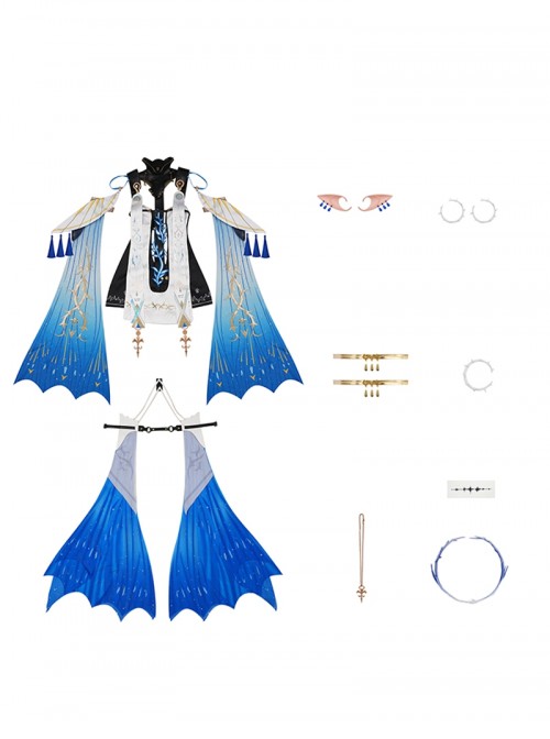Game Wuthering Waves Halloween Cosplay Cartethyia Against The Tide Costume Set