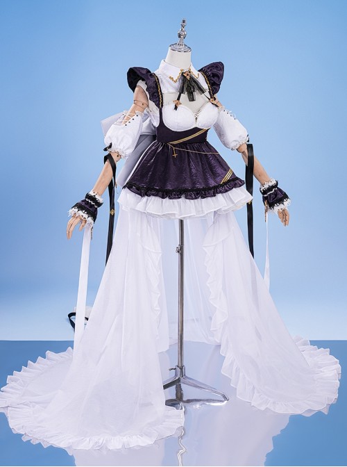 Game Azur Lane Halloween Cosplay HMS Cheshire Costume Set