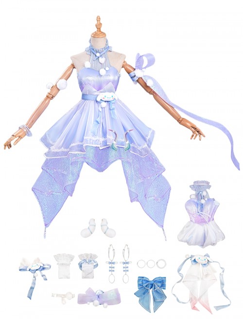Honor Of Kings Halloween Cosplay Yao Sanrio Collaboration Big Eared Dogs Dream Costume Set