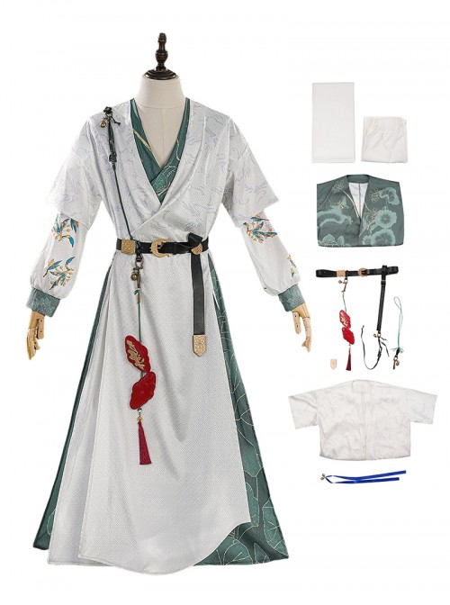 Game Where Winds Meet Halloween Cosplay Chen Zixi Costume Set