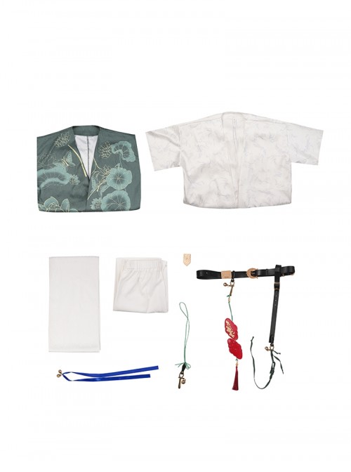 Game Where Winds Meet Halloween Cosplay Chen Zixi Costume Set