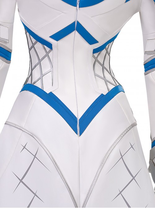 Game Marvel Rivals Halloween Cosplay White Queen Emma Grace Frost Bodysuit Costume Set Without Shoes