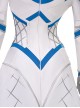Game Marvel Rivals Halloween Cosplay White Queen Emma Grace Frost Bodysuit Costume Set Without Shoes