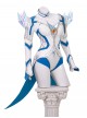 Game Marvel Rivals Halloween Cosplay White Queen Emma Grace Frost Bodysuit Costume Set Without Shoes
