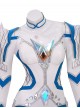Game Marvel Rivals Halloween Cosplay White Queen Emma Grace Frost Bodysuit Costume Set Without Shoes