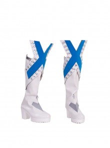 Game Marvel Rivals Halloween Cosplay White Queen Emma Grace Frost Accessories White High Heel Boots