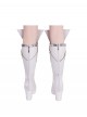 Game Marvel Rivals Halloween Cosplay White Queen Emma Grace Frost Accessories White High Heel Boots