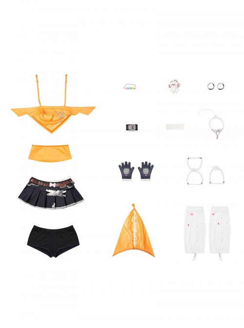 Overwatch 2 Halloween Cosplay X Le Sserafim Collaboration Mercy Angela Ziegler Costume Set