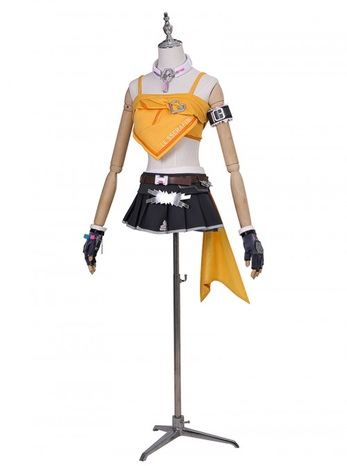 Overwatch 2 Halloween Cosplay X Le Sserafim Collaboration Mercy Angela Ziegler Costume Set