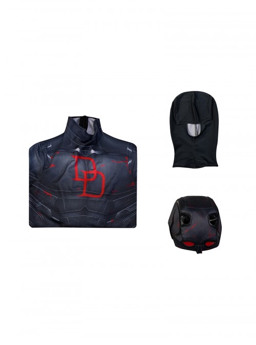 Daredevil Born Again Season 2 Halloween Cosplay Daredevil Black Bodysuit Costume Set