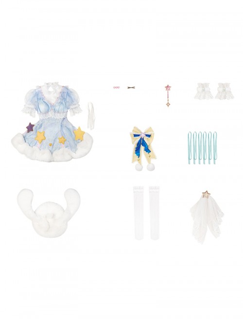 Game Naraka Bladepoint Halloween Cosplay Ziping x Sanrio Kuromi Costume Full Set