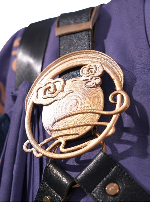 Game Where Winds Meet Halloween Cosplay Guyun Sect Wuxia Role Player Costume Set