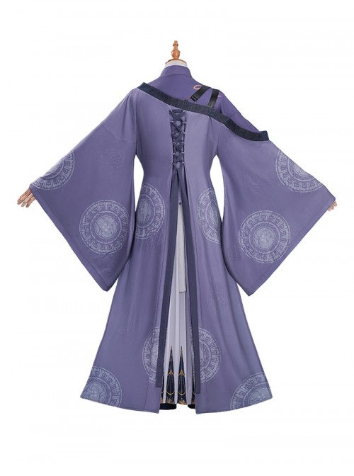 Game Where Winds Meet Halloween Cosplay Guyun Sect Wuxia Role Player Costume Set