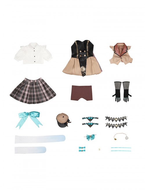 Game Honor Of Kings Halloween Cosplay Xiao Qiao Secret Evidence Tracing New Skin Costume Set