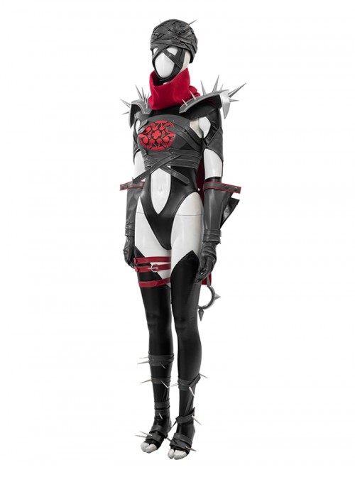 Marvel Rivals Invisible Halloween Cosplay Woman Malice Skin Costume Set Without Shoes