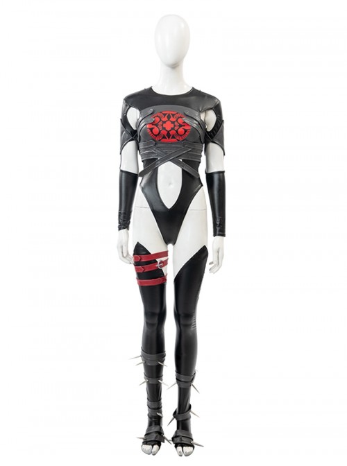 Marvel Rivals Invisible Halloween Cosplay Woman Malice Skin Costume Set Without Shoes