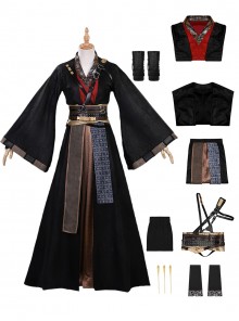 Game Where Winds Meet Halloween Cosplay Rong Yuan Costume Set