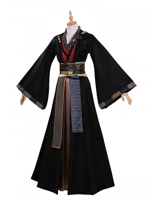 Game Where Winds Meet Halloween Cosplay Rong Yuan Costume Set