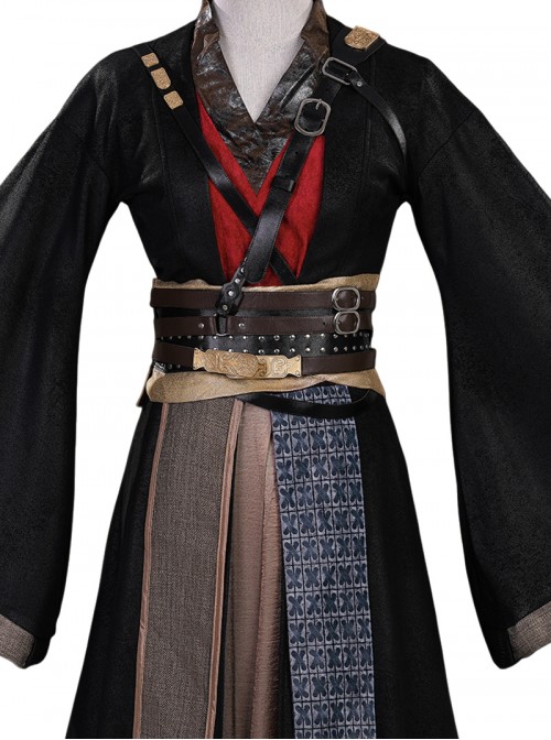 Game Where Winds Meet Halloween Cosplay Rong Yuan Costume Set