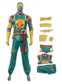 Game Marvel Rivals Halloween Cosplay Iron Fist Lin Lie Costume Set Without Shoes