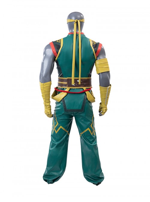 Game Marvel Rivals Halloween Cosplay Iron Fist Lin Lie Costume Set Without Shoes
