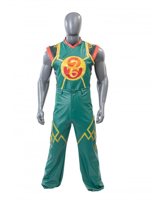 Game Marvel Rivals Halloween Cosplay Iron Fist Lin Lie Costume Set Without Shoes