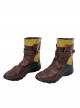 Marvel Rivals Halloween Cosplay Iron Fist Lin Lie Accessories Brown Short Boots