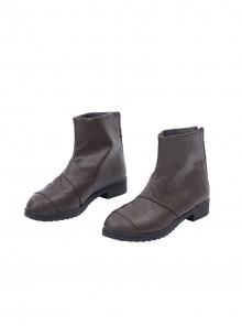Game Split Fiction Halloween Cosplay Mio Hudson Accessories Brown Shoes