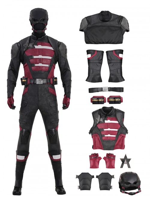 Thunderbolts Halloween Cosplay U.S.Agent John F. Walker Costume Set Without Shoes
