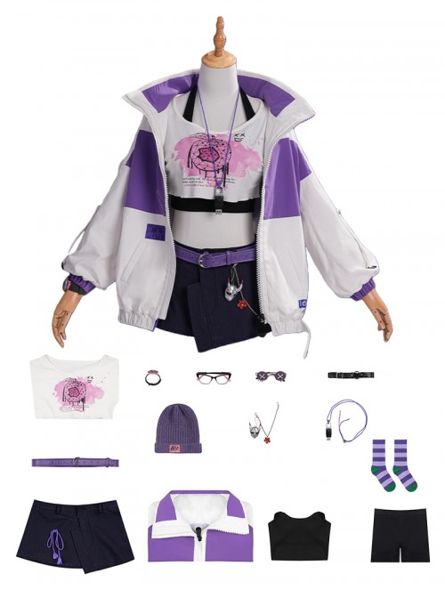 Game Identity V Halloween Cosplay Esports BLK Team Skin Tracy Reznik Mechanic Costume Set