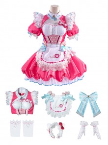 Game Naraka Bladepoint  Halloween Cosplay Kurimi x Sanrio Hello Kitty Costume Full Set