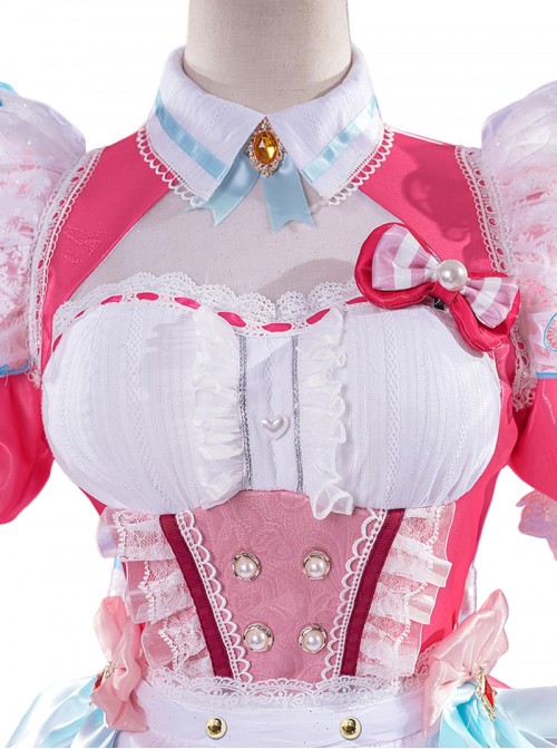 Game Naraka Bladepoint  Halloween Cosplay Kurimi x Sanrio Hello Kitty Costume Full Set