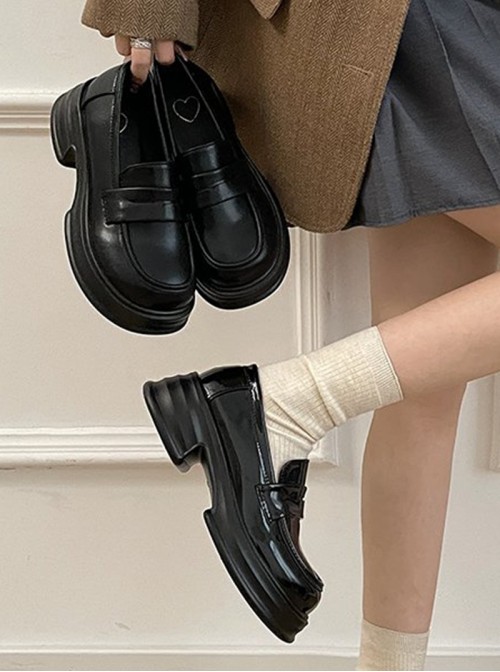 Daily Commute School Lolita Versatile JK British Academy Style Sweet Cute Loafer Shoes