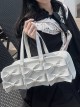Sweet Dreams Series Cute Sweet Lolita Japanese Style Bowknot PU Single Shoulder Baguette Bag