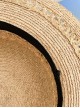 Raffia Handwoven Kawaii Fashion Women Summer Beach Vacation Sun Protection Flat Top Straw Hat