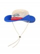 Japanese Retro Workwear Color Block Large Brimmed Kawaii Fashion Universal Summer Hiking Sun Protection Fisherman Hat