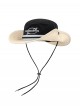 Japanese Retro Workwear Color Block Large Brimmed Kawaii Fashion Universal Summer Hiking Sun Protection Fisherman Hat