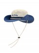 Japanese Retro Workwear Color Block Large Brimmed Kawaii Fashion Universal Summer Hiking Sun Protection Fisherman Hat