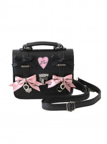 Sweet Cool Color Block Jirai Onna JK Bowknot Kawaii Fashion Crossbody Shoulder Messenger Cambridge Bag