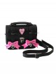 Sweet Cool Color Block Jirai Onna JK Bowknot Kawaii Fashion Crossbody Shoulder Messenger Cambridge Bag