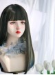 Doris Series Sweet Lolita Harajuku Soft Sister Daily Cute JK Ears Dyed Ombre Long Straight Wig